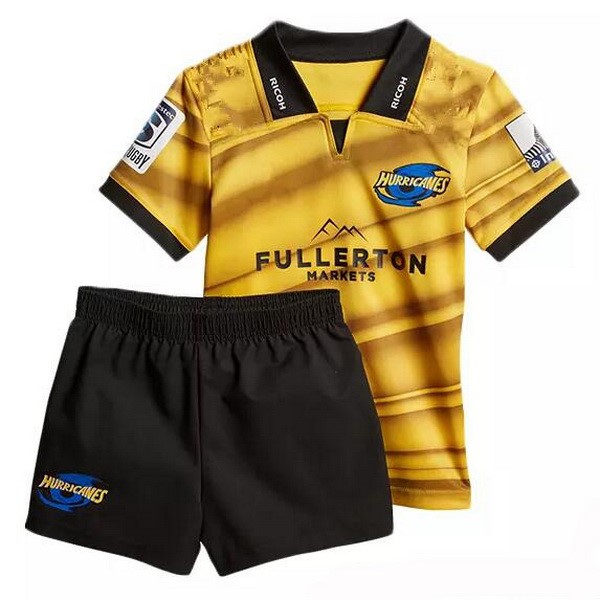 Maillot Rugby Hurricanes Domicile Enfant 2018 Jaune